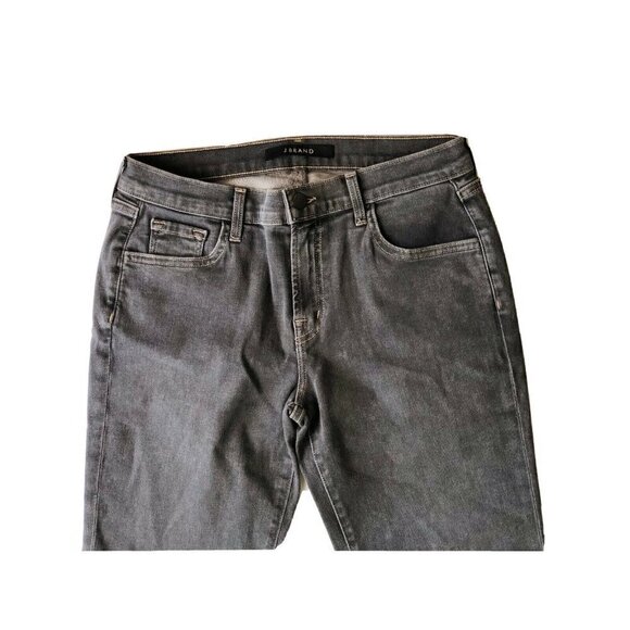 J Brand Womens Denim Gray Johnny Cropped Jeans Size 25 Obecura JB001564 - Picture 9 of 11